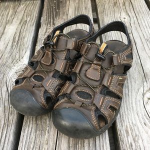Brown Leather Outdoor Sandals! VGUC!